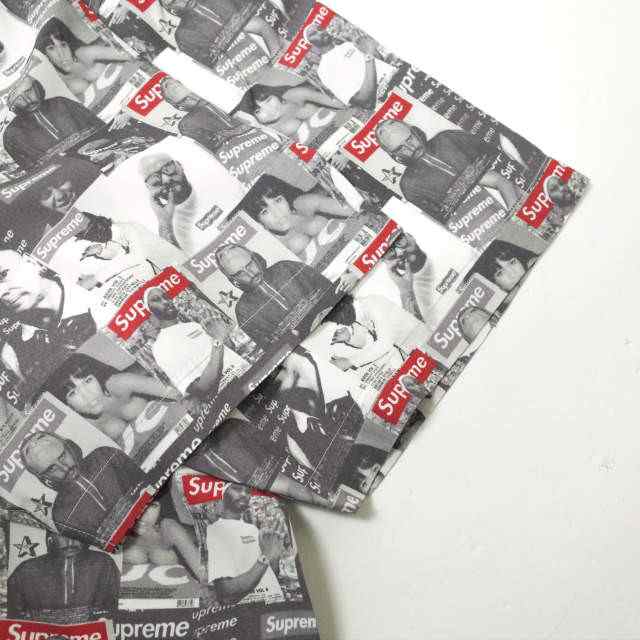 SUPREME シュプリーム 23SS Magazine S/S Shirt マガジンシャツ XXL Grey 半袖 WEEK15 トップス【新古品】【SUPREME】