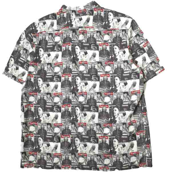 SUPREME シュプリーム 23SS Magazine S/S Shirt マガジンシャツ XXL Grey 半袖 WEEK15 トップス【新古品】【SUPREME】