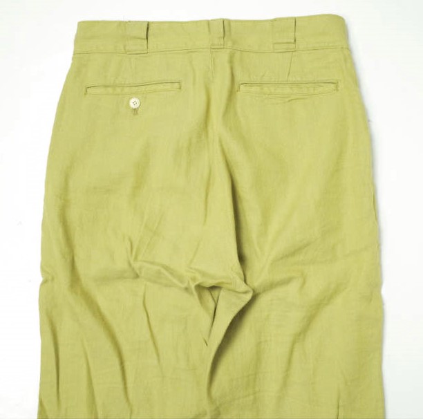 Pilgrim Surf+Supply ピルグリム サーフ+サプライ 23SS Kali Work Pants コットンリネンヘリンボーン ワークパンツ 37-24-0311-874 2 MUSTARD BEAMS ボトムス【中古】【Pilgrim Surf+Supply】 Pilgrim Surf+Supply ピルグリム 23SS Kali Work Pants コットンリネン