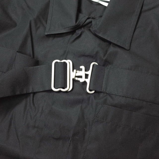 【美品】OAMC バッグプリントシャツ OAMC オーエーエムシー Strapped Shirt バックルフロント
