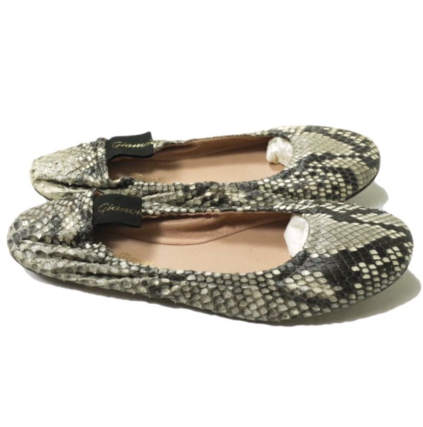 Gianvito Rossi ジャンヴィトロッシ イタリア製 AUDREY パイソンレザー