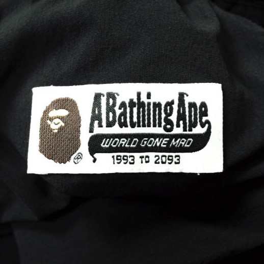 A BATHING APE ア ベイシング エイプ HEAD PATCH NYLON EASY PANTS