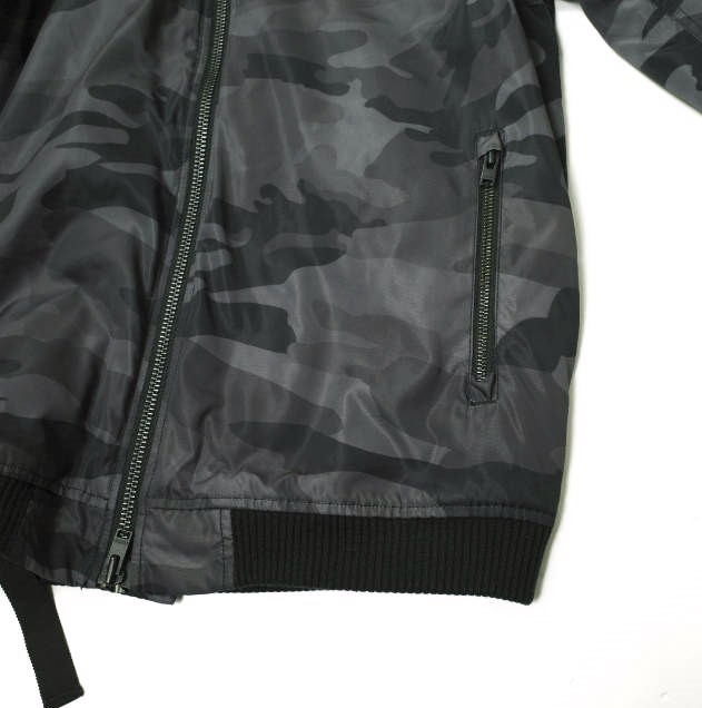 STAMPD クロス ジップ MA-1 ボンバー ジャケット / スタンプド 布 シール