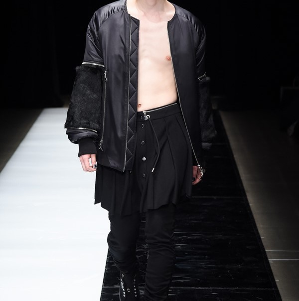 ACUOD by CHANU 2WAY リアルファー パフジャケット ブルゾン