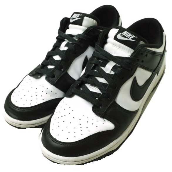 NIKE ナイキ DUNK LOW RETRO ダンク ロー レトロ DD1391-100 US9(27cm) WHITE/BLACK-WHITE パンダ スニーカー シューズ