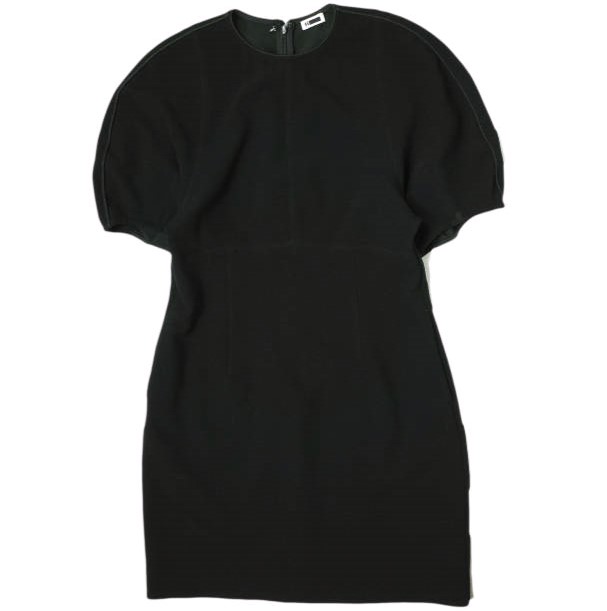 H BEAUTY&YOUTH エイチ 日本製 GEORGETTE MINI DRESS ジョーゼットミニ 