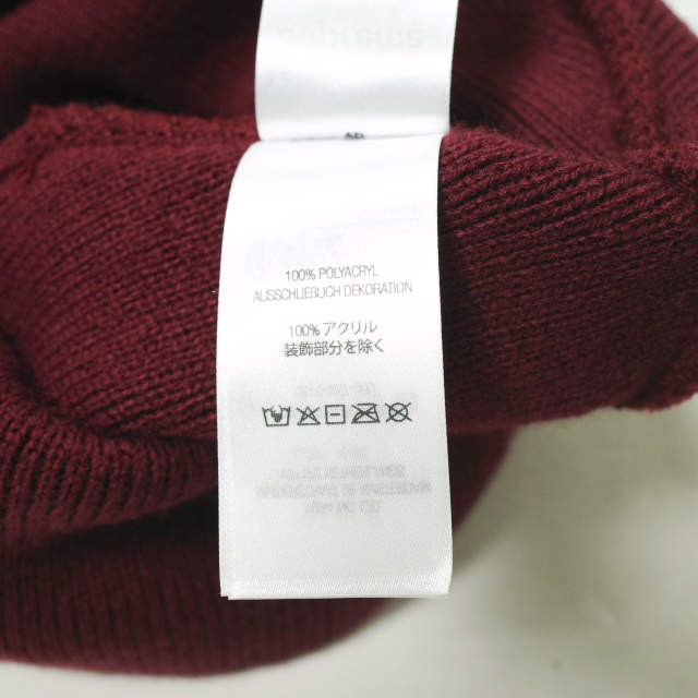 新品 SUPREME シュプリーム 23AW Slant Beanie スラントビーニー ONE SIZE Burgundy WEEK10 ニットキャップ ワッチキャップ ニット帽
