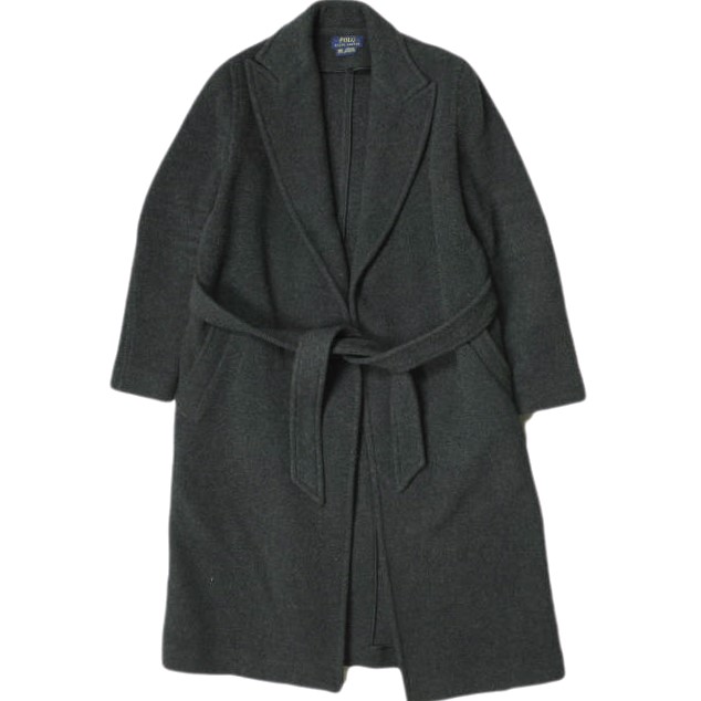 POLO RALPH LAUREN ポロ・ラルフローレン ウールブレンド ラップコート 211769927002 XXS チャコールグレー アウター 13,244円