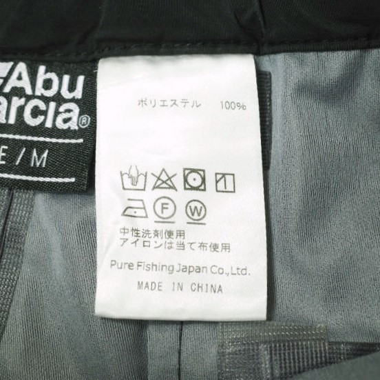 ABU GARCIA x BEAMS アブガルシア ビームス 別注 3レイヤー 6ポケットパンツ M BLACK カーゴ ミリタリー ボトムス