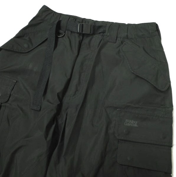 ABU GARCIA x BEAMS アブガルシア ビームス 別注 3レイヤー 6ポケットパンツ M BLACK カーゴ ミリタリー ボトムス