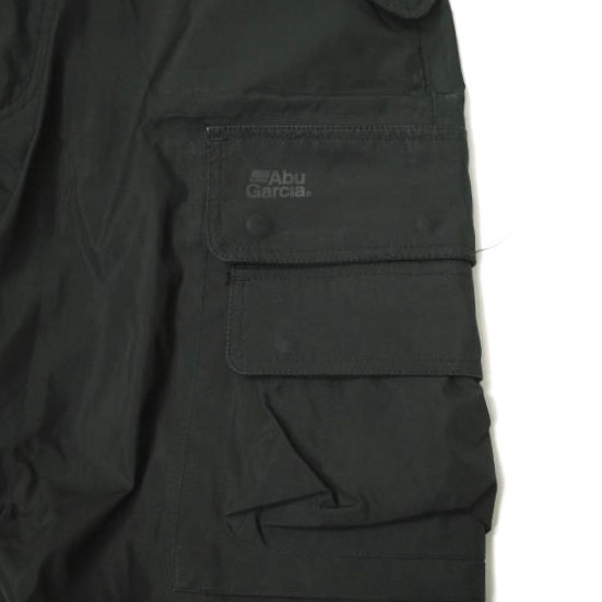 ABU GARCIA x BEAMS アブガルシア ビームス 別注 3レイヤー 6ポケットパンツ M BLACK カーゴ ミリタリー ボトムス