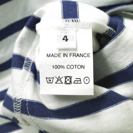 OUTIL x Le Minor ウティ ルミノア 別注 ヘビーウェイトコットン ボーダーバスクシャツ 4 ホワイト/ネイビー Tシャツ カットソー OUTIL x Le Minor ウティ ルミノア 別注 ヘビーウェイトコットン