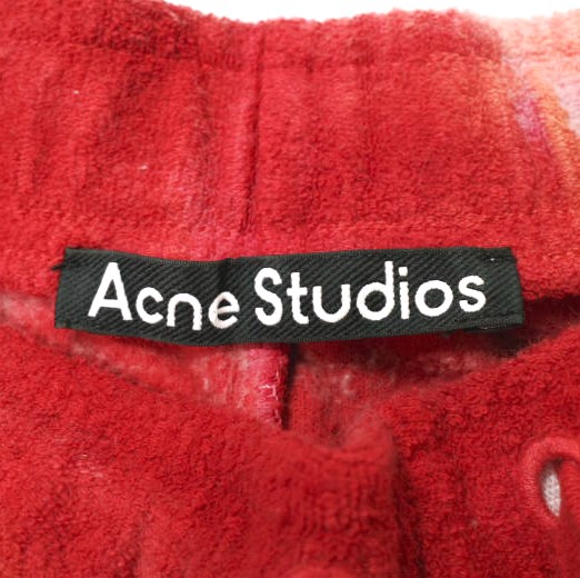 Acne Studios アクネストゥディオズ フェイスパッチ パイルショーツ FA-UX-SHOR000032 S Murti マルチカラー イージー ショートパンツの通販は