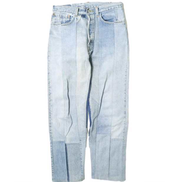 UNUSED アンユーズド 日本製 Levi’s 501 Remake Denim Pants 再構築 リメイクデニムパンツ UW0500 1 Indigo ボタンフライ ジーンズの通販は