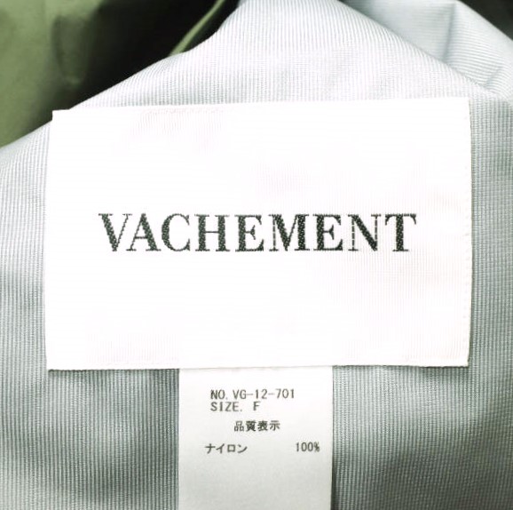 VACHEMENT ヴァシュモン 23SS 3LAYERナイロンアノラック VG-12-701