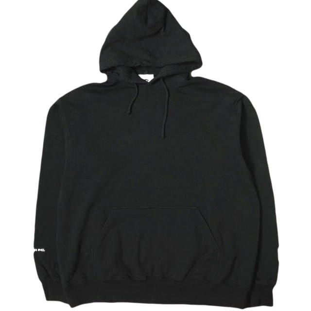 N.HOOLYWOOD エヌハリウッド 24SS ANCHOR INC. HOODIE アンカーインク 裏起毛 スウェットプルオーバーパーカー 1243-CS05 XL ブラック