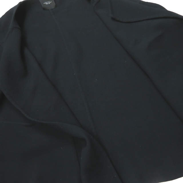 UNUSED アンユーズド 日本製 Collarless Coat BIGシルエット ウールノーカラーストラップコート US1213 3 ネイビー アウター_5