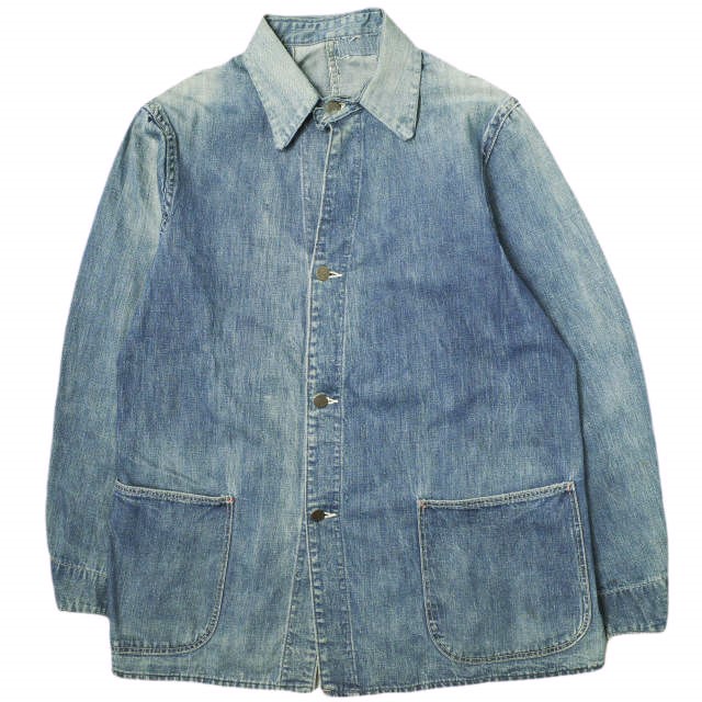 STRONG RELIABLE ストロングリライアブル 40s 2ポケット デニムカバーオール 大戦モデル 38程度 スペシャル ヴィンテージ ジャケット