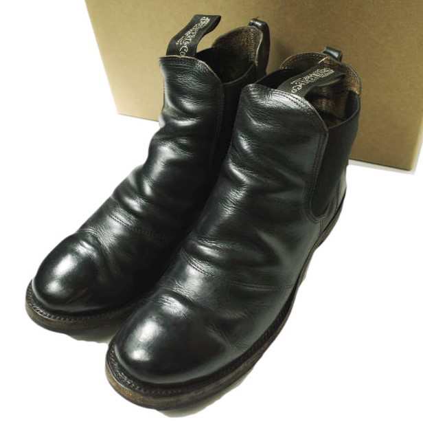 RRL ダブルアールエル CONGRESS BOOT コングレスブーツ MARRFTW0D720018 US9(27cm) BLACK Double RL サイドゴア チェルシー シューズ