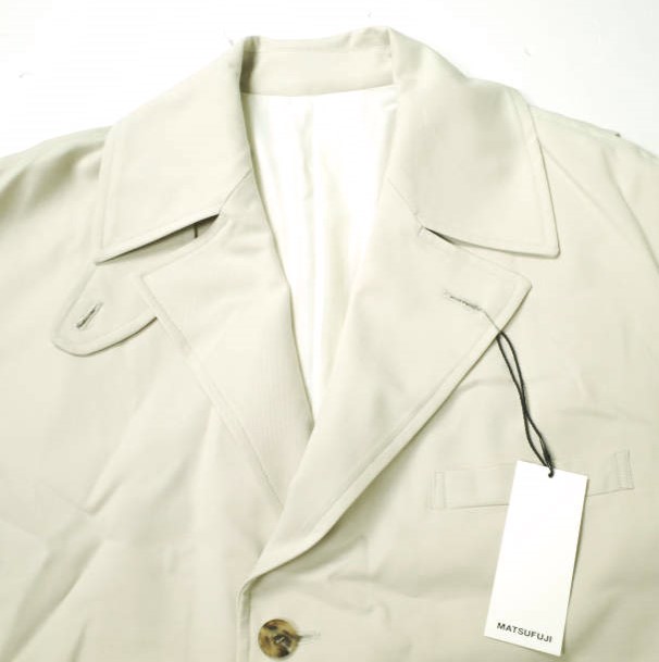 新品 MATSUFUJI マツフジ 21SS 日本製 Modified Farmers Coat モディファイドファーマーズコート M211-0201 3 GREIGE チェスター_4