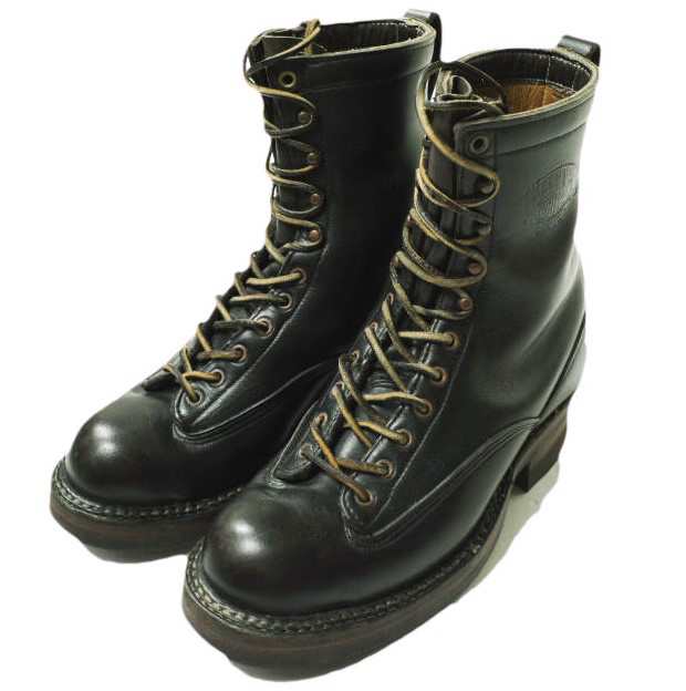 WHITES BOOTS ホワイツブーツ SMOKE JUMPER スモークジャンパー US8E(26cm) ブラック ワークブーツ シューズ