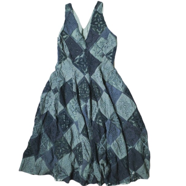 RRL ダブルアールエル パッチワークスリーブレスドレス ノースリーブ