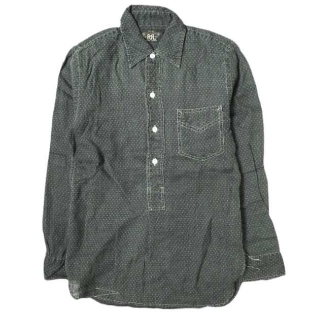 RRL ダブルアールエル POLKA DOT LINEN PULLOVER SHIRTS ポルカ