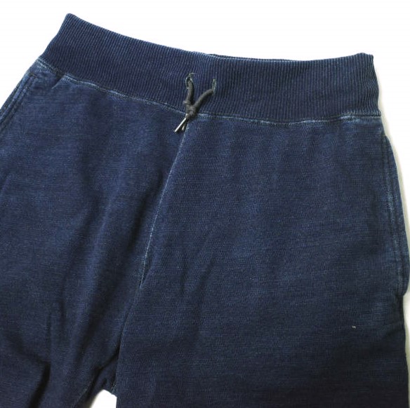 RRL ダブルアールエル INDIGO DYE SWEAT SHORTS インディゴ染め