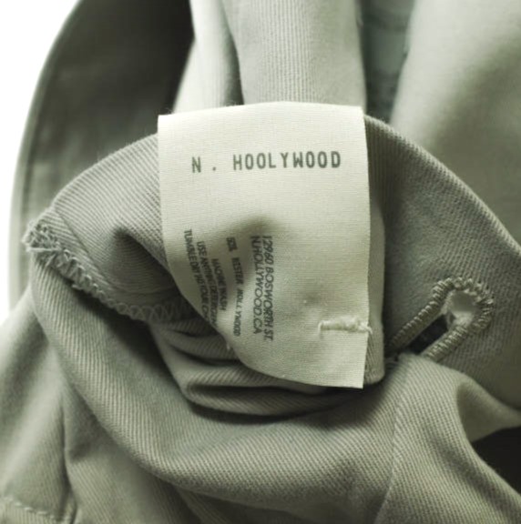 新品 N.HOOLYWOOD x INVINCIBLE エヌハリウッド インビンシブル 24AW HALF PANTS 1タックイージーショーツ 9245-CP05-037 36 GRAY g18338_7