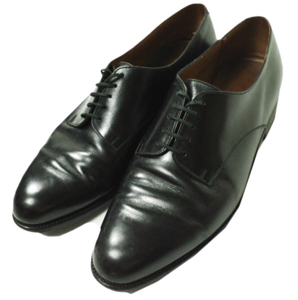 J.M.WESTON ジェイエムウエストン フランス製 502 DERBY SHOES 外羽根 プレーントゥシューズ 81/2(26.5-27cm) ブラック レザー シューズ