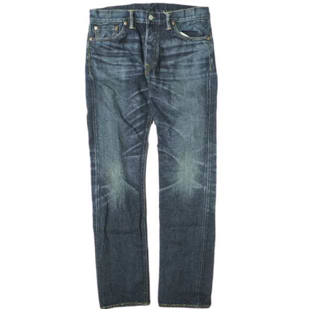 RRL ダブルアールエル アメリカ製 LOW STRAIGHT STILLWATER WASH JEAN セルビッチデニムパンツ 30 Double RL ジーンズ MADE IN USA