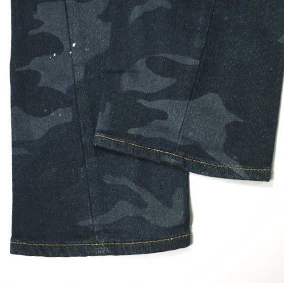 新品 e JEANS イージーンズ RONGUSUNAUTO TWIST 岡山児島 ペイント 