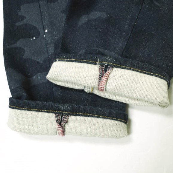 新品 e JEANS イージーンズ RONGUSUNAUTO TWIST 岡山児島 ペイント