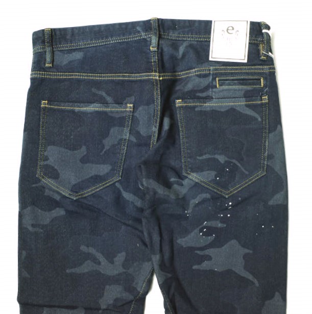 新品 e JEANS イージーンズ RONGUSUNAUTO TWIST 岡山児島 ペイント 
