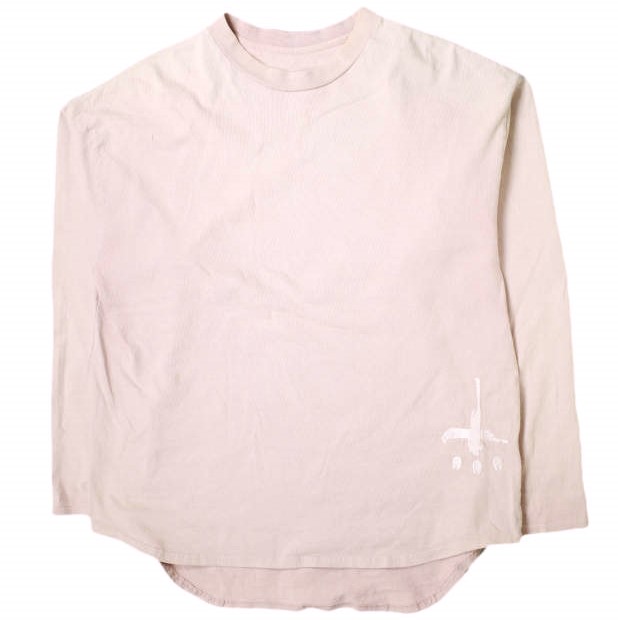cvtvlist カタリスト 日本製 PRINT L/S TEE プリントロングスリーブTシャツ 2 ピンク 長袖 CTLS FLASH ロゴ トップス