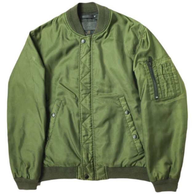 COACH コーチ MA-1 JACKET ナイロンフライトジャケット 86063 B75 S OLIVE アウター