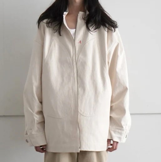 新品 ISSUETHINGS イシューシングス 24AW type71(A/B) ヘビーウェイトコットン リバーシブルハーフコート 24b/71-c-00 2 natural white_2