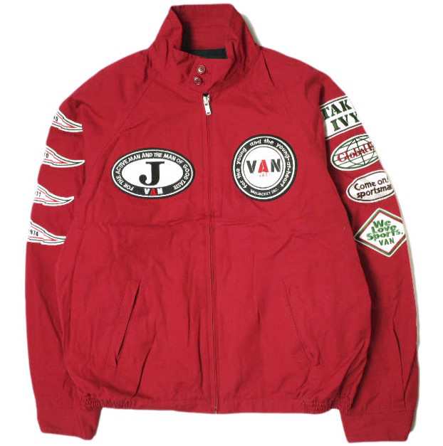 VAN JACKET INC. ヴァンヂャケット 石津謙介 生誕100周年記念 SWING TOP スイングトップ JC-15007-1 L レッド JAC ドリズラージャケット