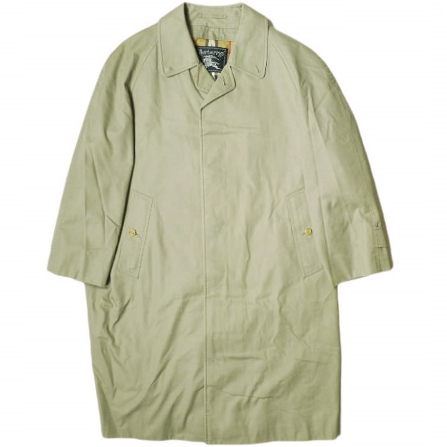 バーバリー Burberry ステンカラー カーキ S ノバチェックライナー付