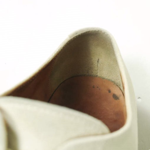 POLPETTA x Brilla per il gusto ポルペッタ ブリッラ ペル イルグスト 別注 スエードダービーシューズ 39(24.5cm) WHITE BACKS g19120