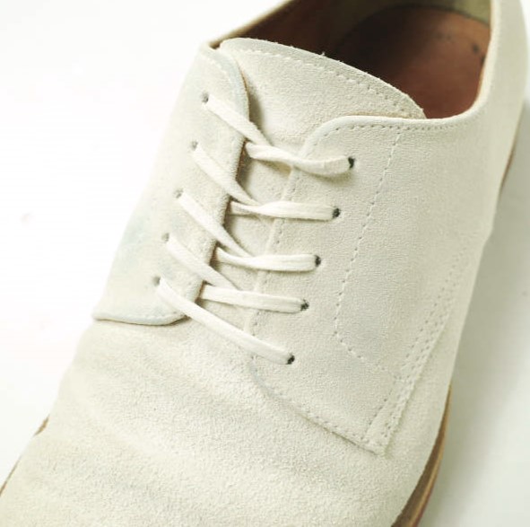 POLPETTA x Brilla per il gusto ポルペッタ ブリッラ ペル イルグスト 別注 スエードダービーシューズ 39(24.5cm) WHITE BACKS g19120