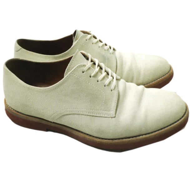 POLPETTA x Brilla per il gusto ポルペッタ ブリッラ ペル イルグスト 別注 スエードダービーシューズ 39(24.5cm) WHITE BACKS g19120