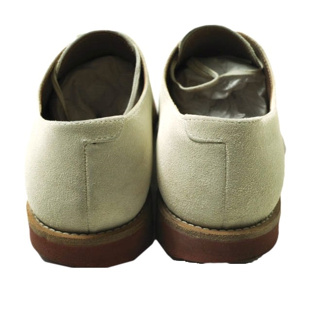 POLPETTA x Brilla per il gusto ポルペッタ ブリッラ ペル イルグスト 別注 スエードダービーシューズ 39(24.5cm) WHITE BACKS g19120