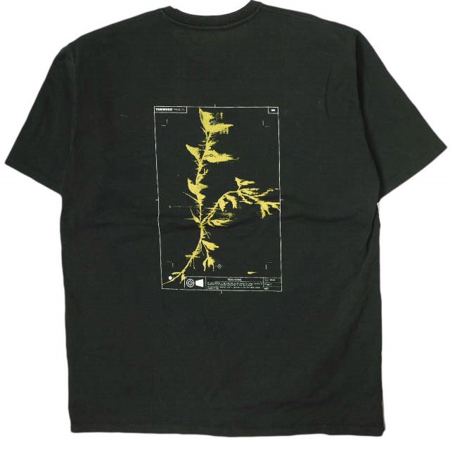 TOM WOOD トムウッド RICHTER TEE フローラルプリントTシャツ 21421 L ブラック 半袖 トップス