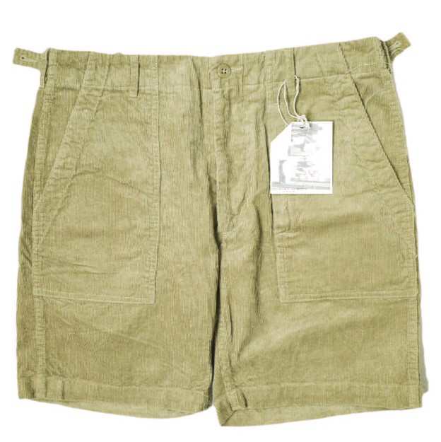 新品 Engineered Garments エンジニアードガーメンツ Fatigue Short 14W Corduroy コーデュロイファティーグショーツ 32 KHAKI パンツ