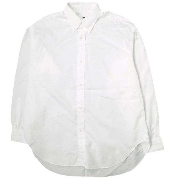 H BEAUTY＆YOUTH エイチ 日本製 THOMAS MASON WIDER BD SHIRT トーマスメイソン ワイドボタンダウンシャツ 1211-250-7876 M ホワイトの通販は 5,980円
