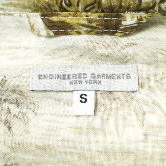 新品 Engineered Garments エンジニアードガーメンツ 19SS Loiter jacket - Hawaiian Print ロイタージャケット S KHAKI テーラード 新品 Engineered Garments エンジニアードガーメンツ 19SS Loiter