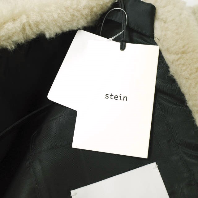 新品 stein シュタイン 23AW 日本製 WOOL FUR EXTRA SHORT VEST ウールファーエキストラショートベスト ST.631 S BEIGE ジレ ボア_3