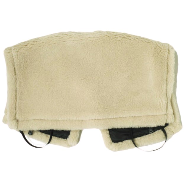 新品 stein シュタイン 23AW 日本製 WOOL FUR EXTRA SHORT VEST ウールファーエキストラショートベスト ST.631 S BEIGE ジレ ボア_1