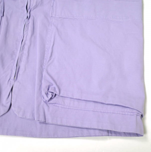 新品 CAMIEL FORTGENS カミエル フォートヘンス 23SS ZIP VEST TWILL コットンツイル ジップベスト CF.15.05.01.01 M PURPLE ジレ g19872